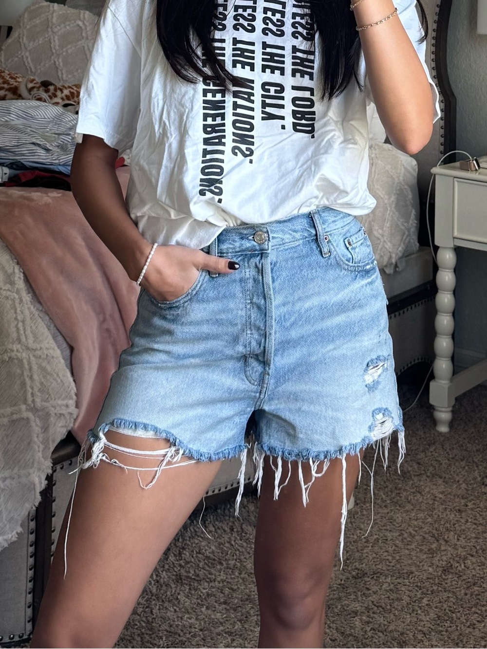 PacSun Ultra High Rise Vintage Shorts
